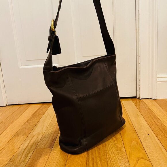 Vintage Coach Erickson Caramel Tan Bag -4169 MADE IN USA - Picture 2 of 16